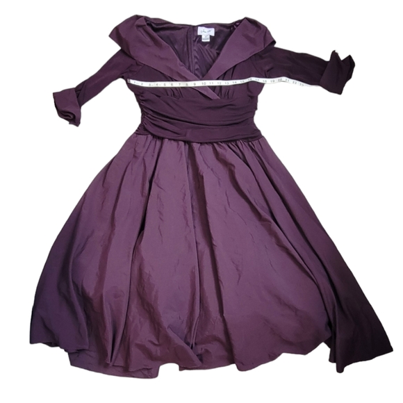 Jessica H formal plum color dress - Picture 5 of 7